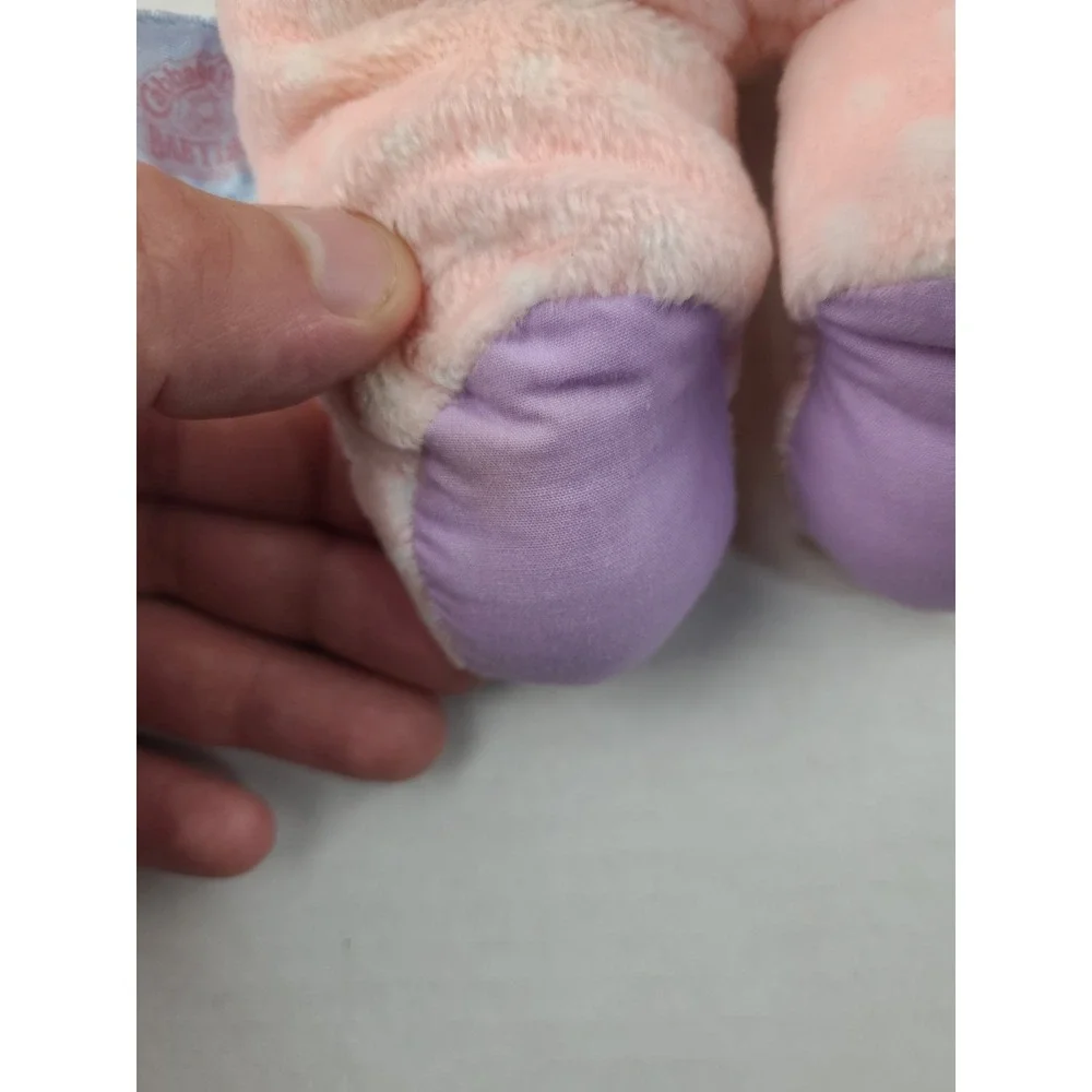 Vintage‎ 1988 Cabbage Patch Kids Baby-Land Plush Doll Pink Soft Body Pacifier